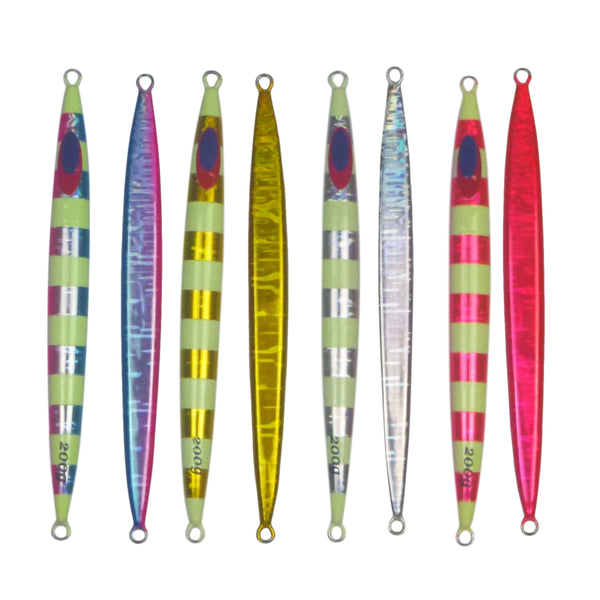 Finesse Lumo Fastdrop Jig 200Gm Hot Pink Qty Baits & Lures