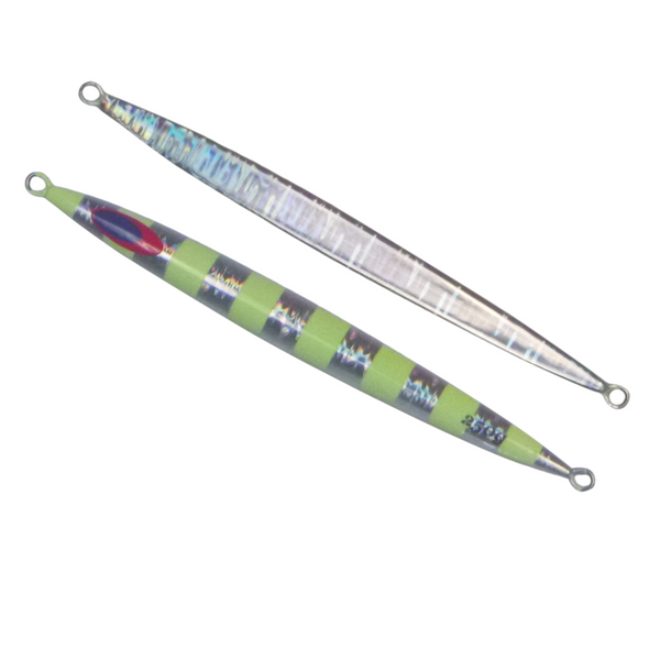 Finesse Lumo Fastdrop Jig 250Gm Silver Stripe Qty Baits & Lures