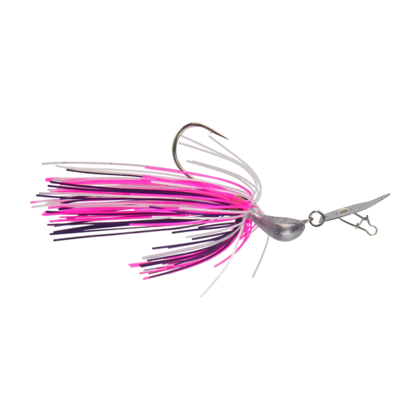 Dekoi 7Gm Bladed Swim Jig Chatterbait Camo Green 2 Pack Baits & Lures