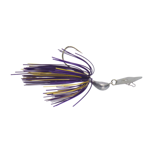 Dekoi 14Gm Bladed Swim Jig Chatterbait Camo Green 2 Pack Baits & Lures