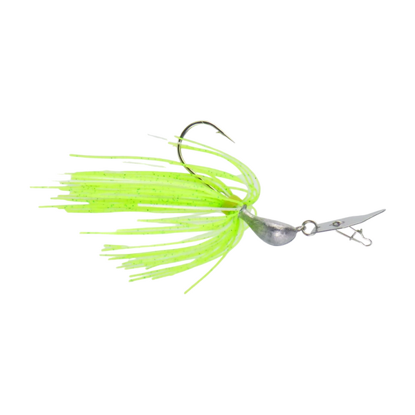 Dekoi 14Gm Bladed Swim Jig Chatterbait Camo Green 2 Pack Baits & Lures