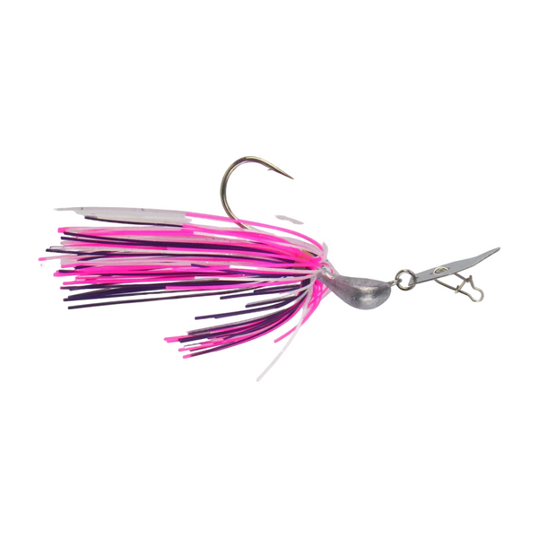Dekoi 14Gm Bladed Swim Jig Chatterbait Camo Green 2 Pack Baits & Lures