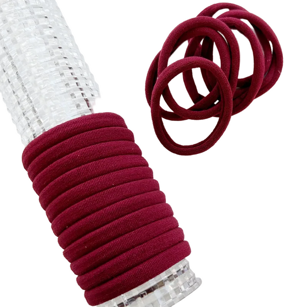 Mango Jelly Metal Free Hair Ties (4.5Cm) Blush Mixed 10P One Pack Hair Accessories