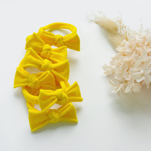 Handmade Simple Bows School Colours Navy 1 Pairs Hair Accessories