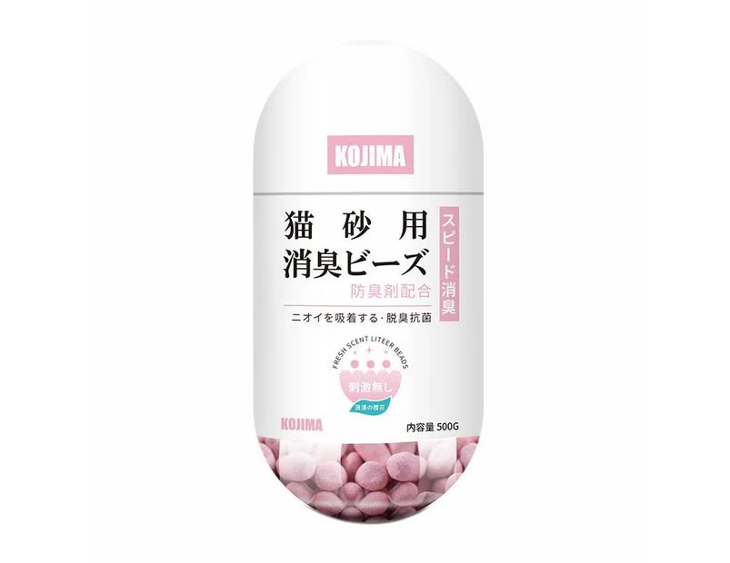 Kojima Cherry Blossom Deodorising Beads 450Ml Cat Litter