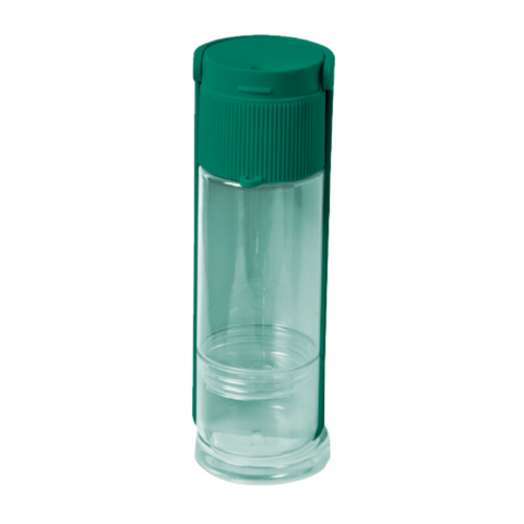 House Of Pets Delight 12X Ribbed Portable Bottle In Emerald Travel Bottles & Containers