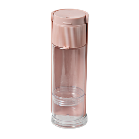House Of Pets Delight 12X Ribbed Portable Bottle In Pink Travel Bottles & Containers