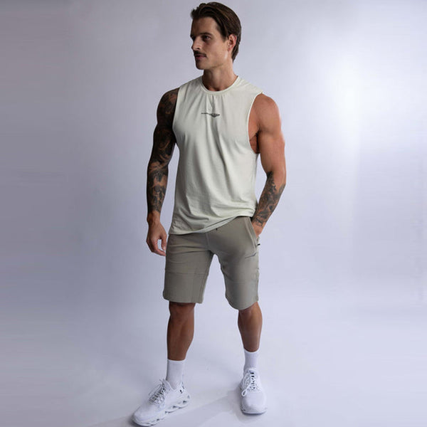 Hard Hitters Men's Crew Cotton Tank Mint T Shirts