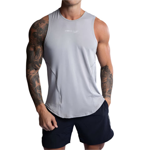 T Shirts Hard Hitters Pro Tech Performance Stringer Silver