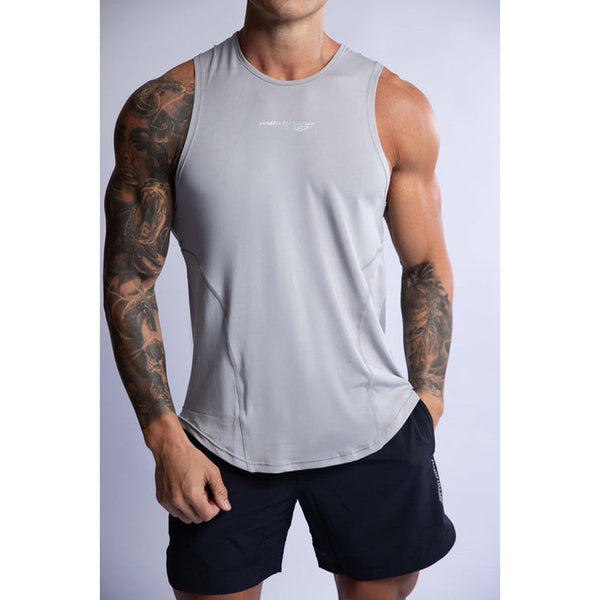 T Shirts Hard Hitters Pro Tech Performance Stringer Silver