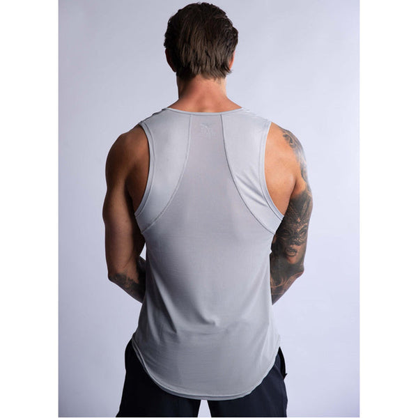 T Shirts Hard Hitters Pro Tech Performance Stringer Silver