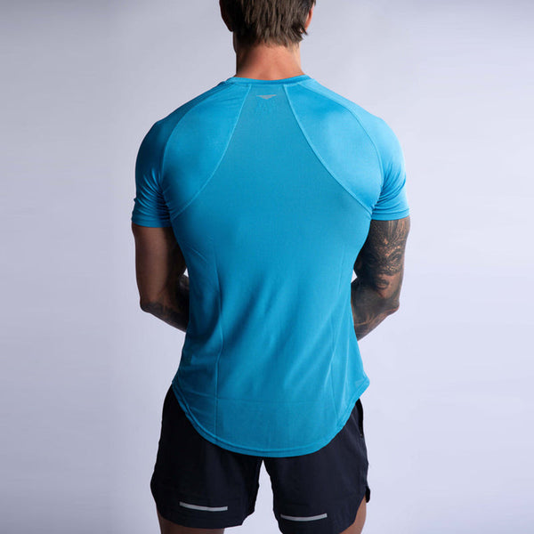 T Shirts Hard Hitters Pro Tech Performance Tee Mykonos Blue