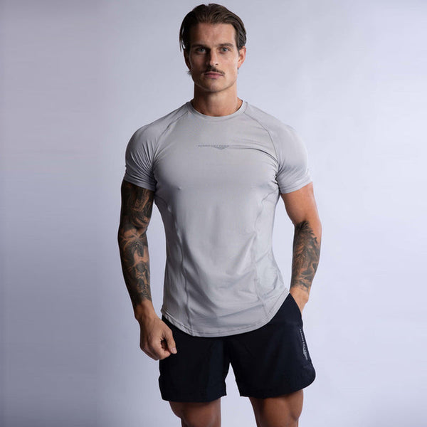 T Shirts Hard Hitters Pro Tech Performance Tee Silver