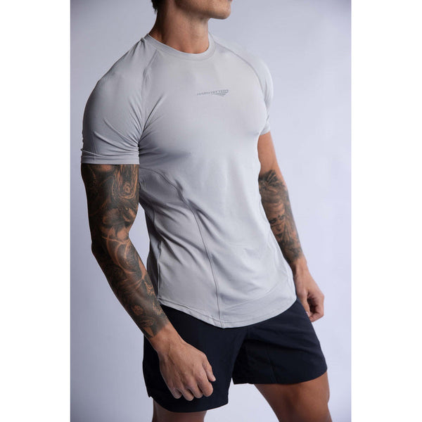 T Shirts Hard Hitters Pro Tech Performance Tee Silver