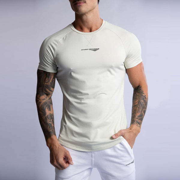 T Shirts Hard Hitters Raglan Crew Tee Mint