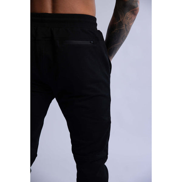 Hard Hitters Slim Fit Terry Joggers Black Pants