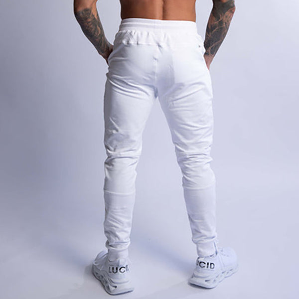 Hard Hitters Slim Fit Terry Joggers White Pants