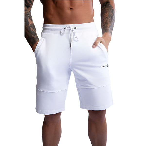 Hard Hitters Slim Fit Terry Shorts White Men's Shorts