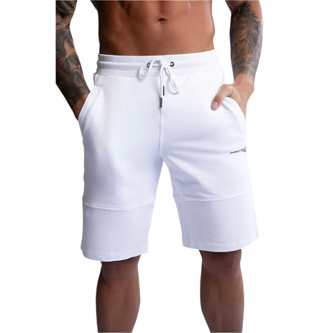 Hard Hitters Slim Fit Terry Shorts White Men's Shorts
