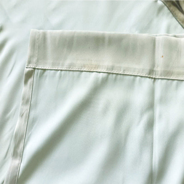 Sea View 3D Printing Blockout Curtains 2X127x160cm Pinch Pleat Fabric Seascape Curtains & Drapes