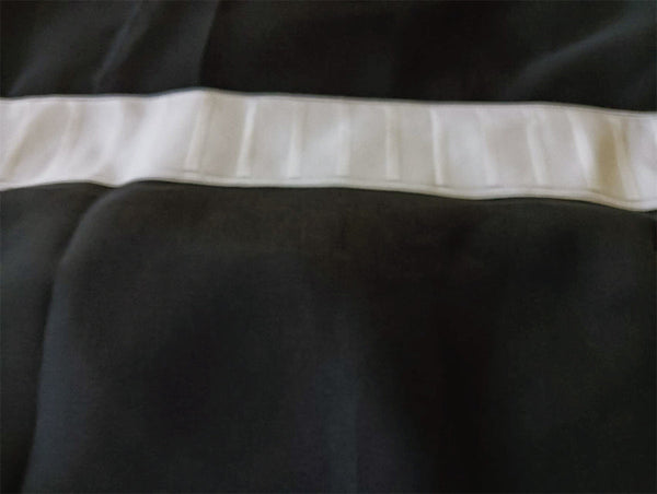 Sheer Voile Curtains 548Cm Wide 230Cm Drop Pinch Pleat With Hooks Black Curtains & Drapes