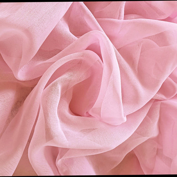 2 Long Drop Sheer Voile Curtains 588Cm Wide 270Cm Pinch Pleat+30 Hook Pink Curtains & Drapes