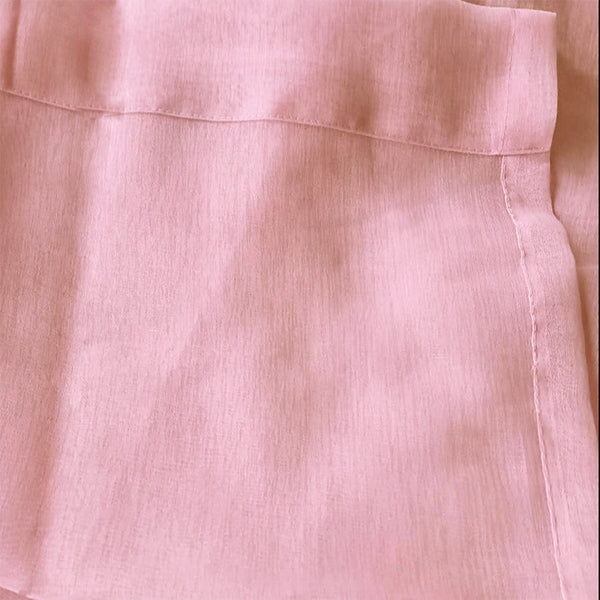 2 Long Drop Sheer Voile Curtains 588Cm Wide 270Cm Pinch Pleat+30 Hook Pink Curtains & Drapes