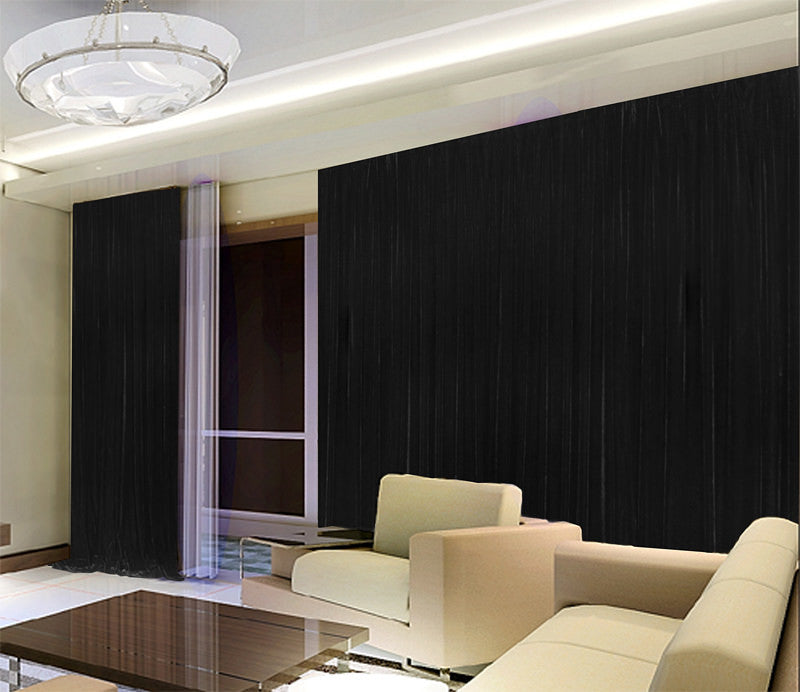 Long Large Thick Black Velvet Curtains 580X270cm+Full Linerblockoutpinch Pleat Curtains & Drapes
