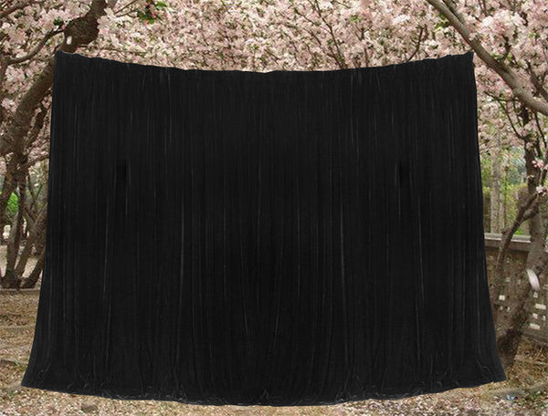 Long Large Thick Black Velvet Curtains 580X270cm+Full Linerblockoutpinch Pleat Curtains & Drapes