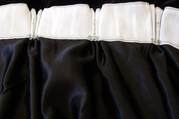 Long Large Thick Black Velvet Curtains 580X270cm+Full Linerblockoutpinch Pleat Curtains & Drapes