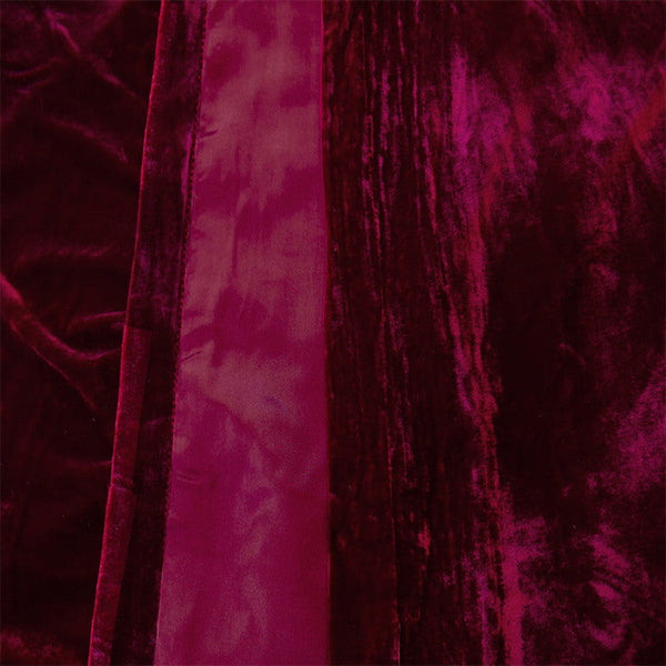 Large Thick Velvet Curtains 590X230cm With Full Liner Hooks Burgundy New Curtains & Drapes