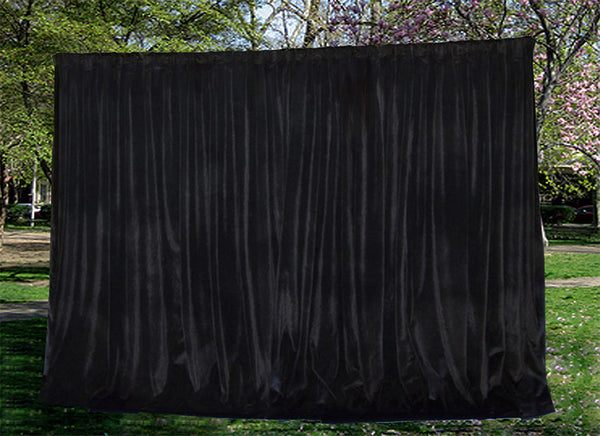 Large Thick Faux Mink Velvet Curtains Blockout 540X 230Cm + Hook Pinch Pleat Black Curtains & Drapes