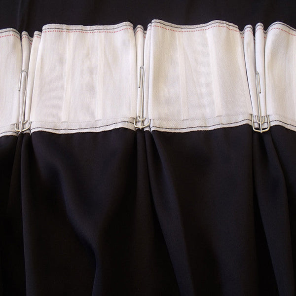 Blockout Curtains 2Pcs 137X160cm Pinch Pleat Blackout High Level Fabric Curtains & Drapes