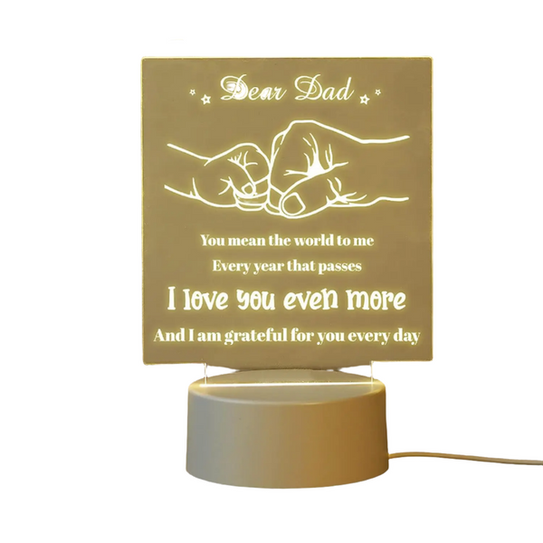 Nneoba Dad Night Lamp Perfect Gift For Father's Day Night Lights