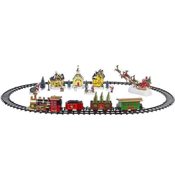 Nneoba Christmas Village Train Set Building Toys Sets & Packs