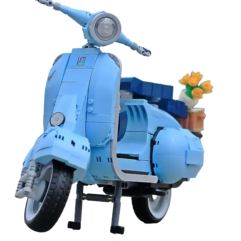 Nneoba New Roman Vespas 125 Moc 10298 Motorcycle City Toys Building Toys Sets & Packs