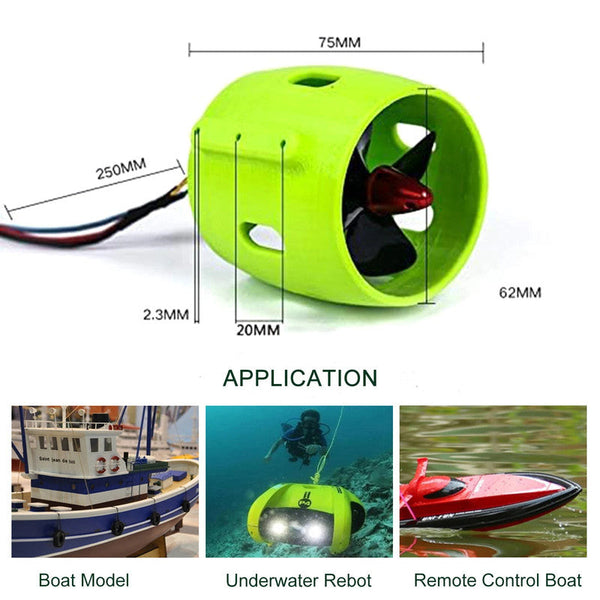 Nneoba Rc Boat Underwater Thruster Brushless Model Ships Electric Motors Other Rc Model Vehicles & Kits