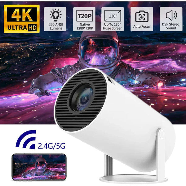 Nneoba Transpeed 4K Wifi6 Portable Projector Projectors