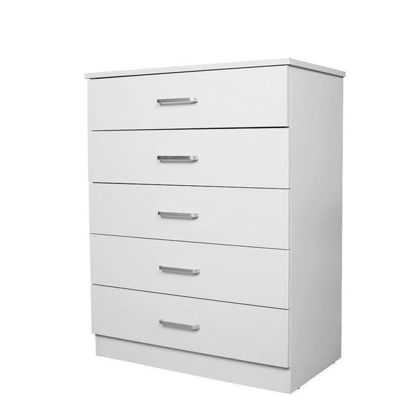 Nnecn Classic Elegance: Five Drawer Chest For Organized Living Dressers & Chests Of Drawers