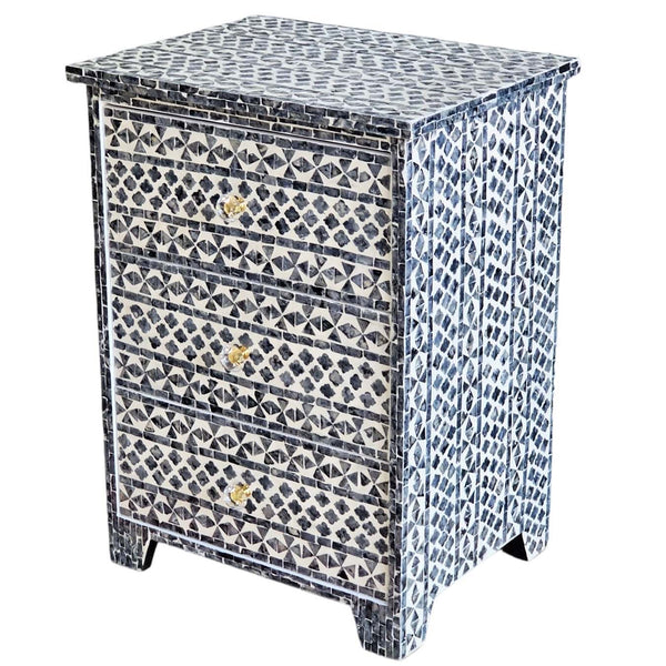 Santa Fe Side Shell Inlay Table Side Tables