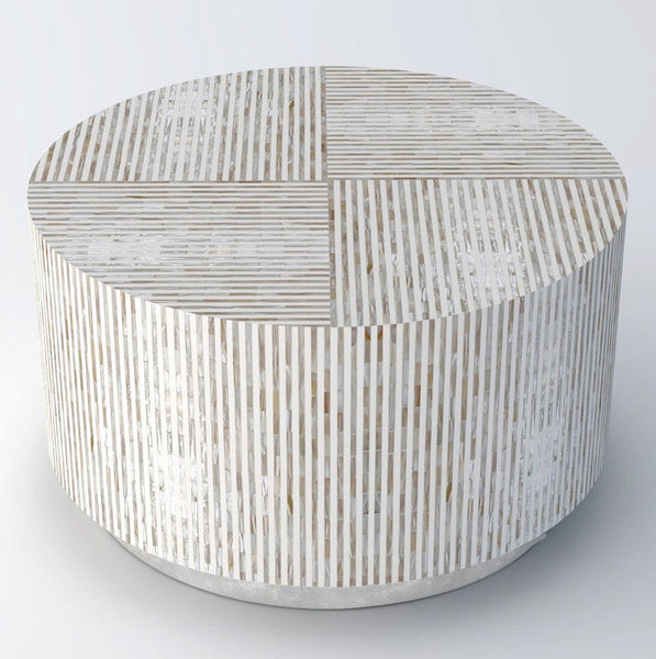 Purist Mother Of Pearl Hand Made Coffee Table Coffee Tables