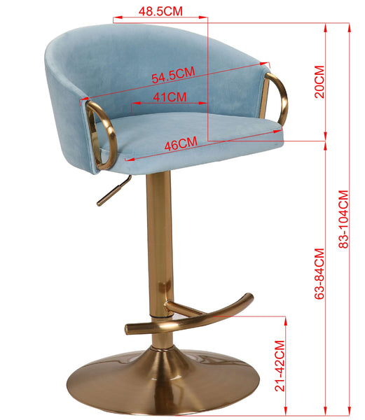 Winfrey Gas Lift Bar Stool Benches Bar Stools