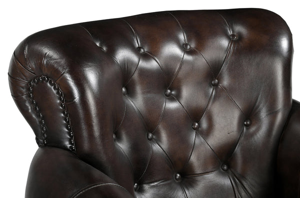 Chocolate Leather Armchair Sofas Armchairs & Couches