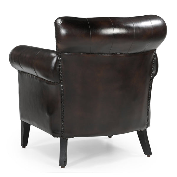 Chocolate Leather Armchair Sofas Armchairs & Couches