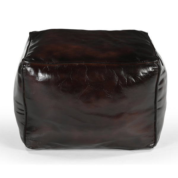 Square Chocolate Ottoman Ottomans Footstools & Poufs
