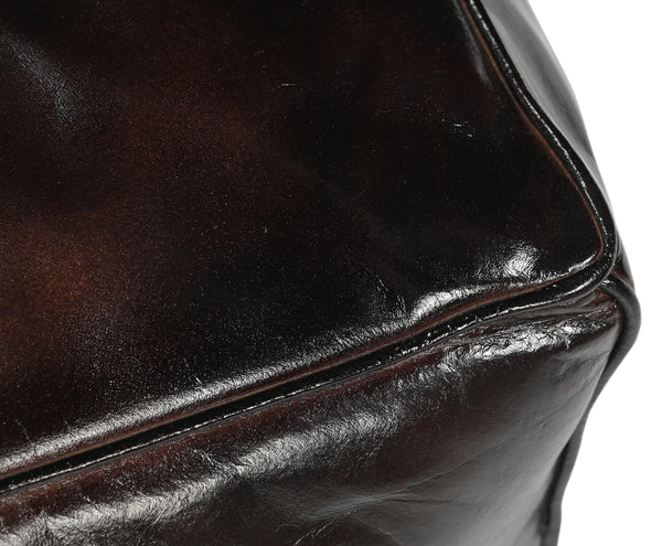 Square Chocolate Ottoman Ottomans Footstools & Poufs