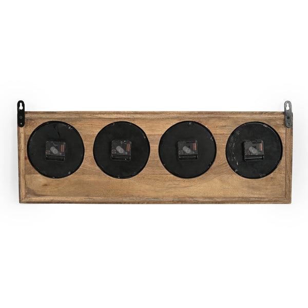 World Timber Clock Wall Clocks