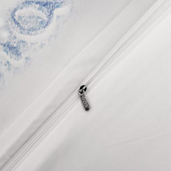 Elegant Touch Solid Color Duvet Cover Set Easy Care King Doonas