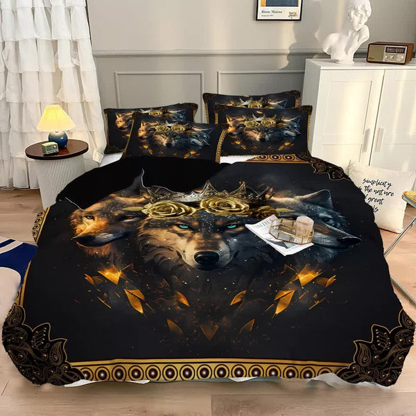 Nature Inspired Floral Duvet Cover Set Hypoallergenic Fabric King King Doonas