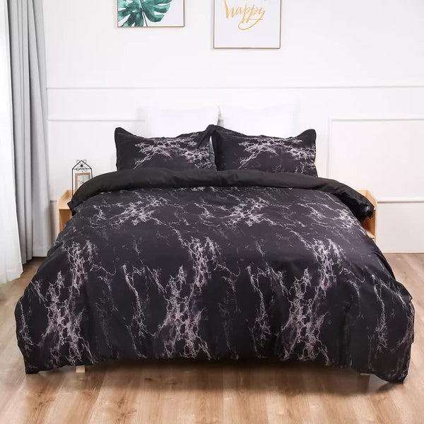 Styleforhome Bold Geometric Print Duvet Cover Set Eco Friendly Material Super King King Doonas